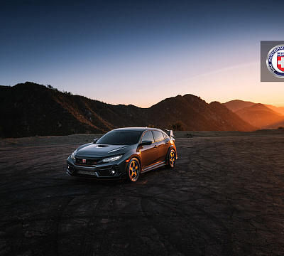 Фото дисков HRE 527 на Honda Civic Type R FK8