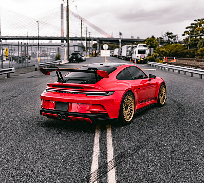 Фото дисков Brixton Forged TR20 на Porsche 911 VIII