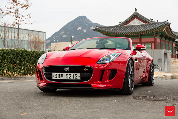 Фото дисков Vossen VFS-1 Глянцевый графит на Jaguar F-Type