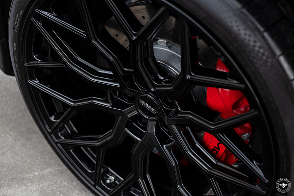 Фото дисков Vossen HF-2 Черный глянец на Mercedes-Benz GLC (X253, C253)