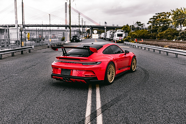 Фото дисков Brixton Forged TR20 Сатиновое темное золото на Porsche 911 VIII