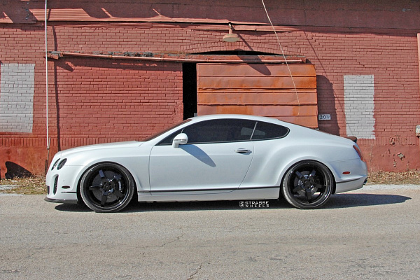 Фото дисков Strasse Wheels S5 Signature Черный глянец на Bentley Continental GT II