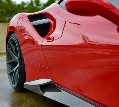 Фото дисков HRE P101 на Ferrari 488