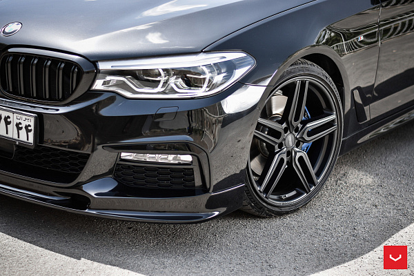 Фото дисков Vossen HF-1 Черный сатин на BMW 5/M5 (G30/F90)