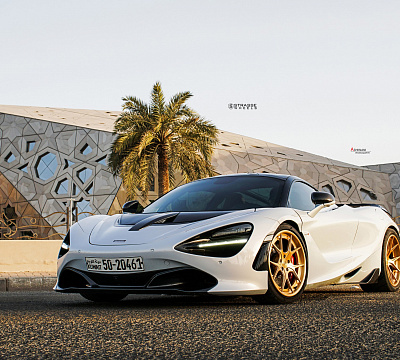 Фото дисков Strasse Wheels SM5R Deep Concave FS на McLaren 720S