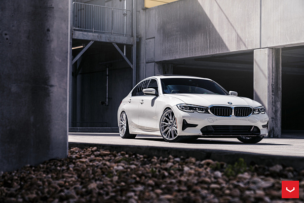 Фото дисков Vossen HF-4T Полированный лак на BMW 3/M3 (G2x/G80)