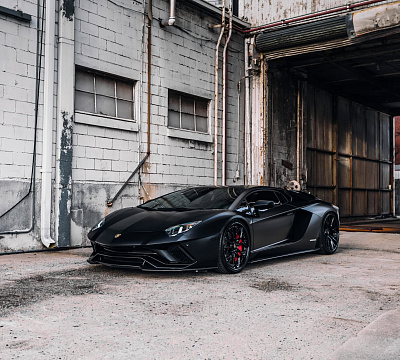 Фото дисков Brixton Forged TR05 на Lamborghini Aventador