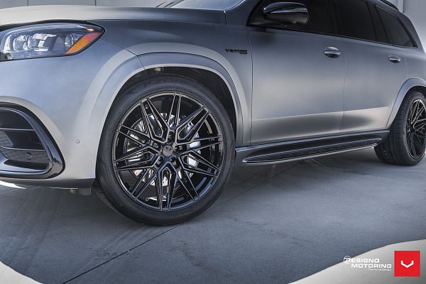 Фото дисков Vossen HF-7 Черный глянец на Mercedes-Benz GLS (X167)