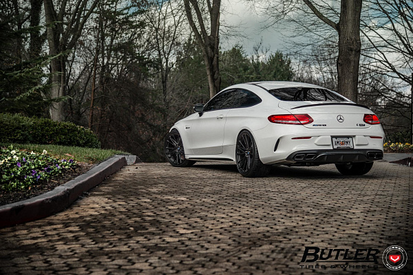 Фото дисков Vossen M-X6 Черный сатин на Mercedes-Benz C-Class (W205)