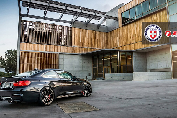 Фото дисков HRE P104 Сатиновая бронза на BMW 4/M4 (F32/F82)