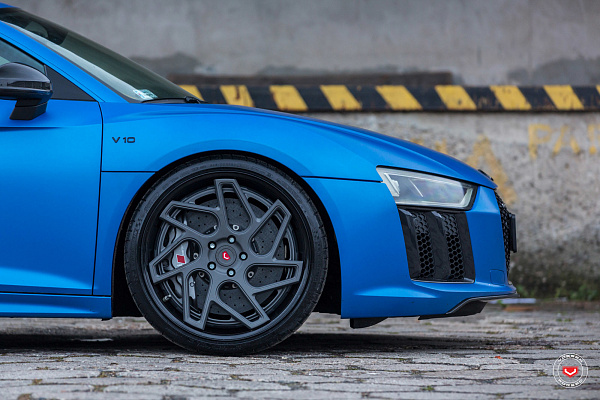 Фото дисков Vossen CG-209T (3-Piece) Сатиновый графит на Audi R8 (4S)