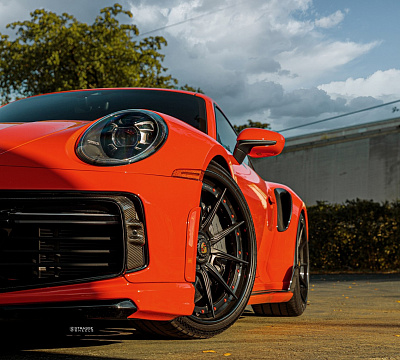 Фото дисков Strasse Wheels SV10 Deep Concave Duoblock на Porsche 911 VIII