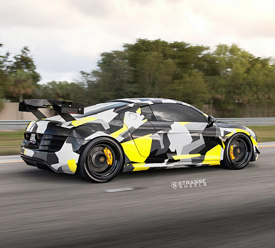 Фото дисков Strasse Wheels S5 Performance на Audi R8 (Typ 42)