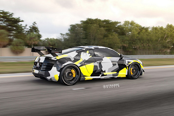 Фото дисков Strasse Wheels S5 Performance Черный сатин на Audi R8 (Typ 42)
