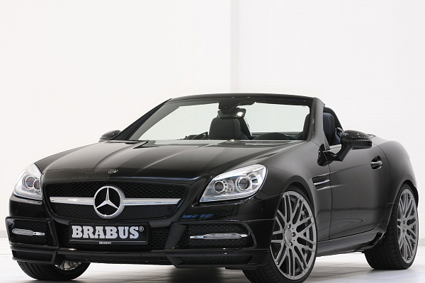 Фото дисков BRABUS Monoblock F Глянцевый темный лак на Mercedes-Benz SLK (R172)