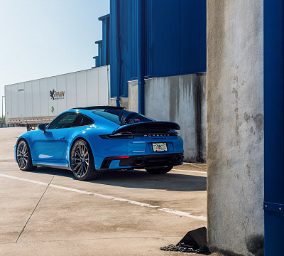 Фото дисков Vossen HF-4T на Porsche 911 VIII