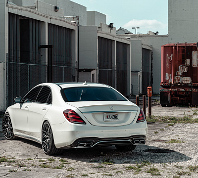 Фото дисков Vossen HF-2 на Mercedes-Benz S-Class (W222, C217)