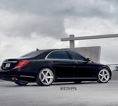 Фото дисков Strasse Wheels S5 Deep Concave на Mercedes-Benz S-Class (W222, C217)