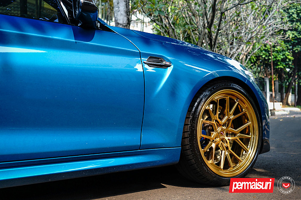 Фото дисков Vossen ML-X3 Глянцевое золото на BMW 2/M2 (F22/F87)