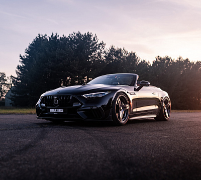 Фото дисков BRABUS Monoblock II Evo (Platinum Edition) на Mercedes-Benz SL (R232)