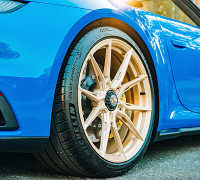 Фото дисков Vossen EVO-2R на Porsche 911 VIII