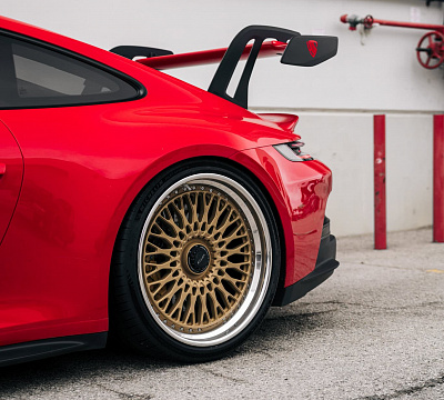 Фото дисков Brixton Forged TR20 на Porsche 911 VIII