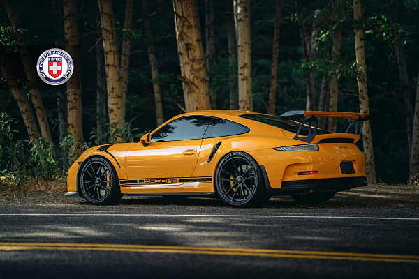 Фото дисков HRE P104 Черный сатин на Porsche 911 VII