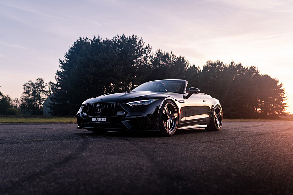 Фото дисков BRABUS Monoblock II Evo (Platinum Edition) Глянцевый тонированный лак на Mercedes-Benz SL (R232)