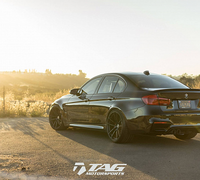 Фото дисков HRE P104 на BMW 3/M3 (F3x/F80)