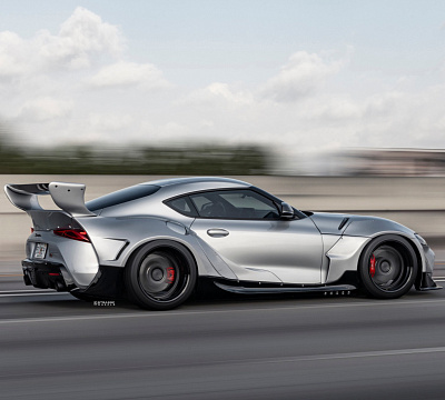 Фото дисков Strasse Wheels S6 Competition на Toyota Supra A90