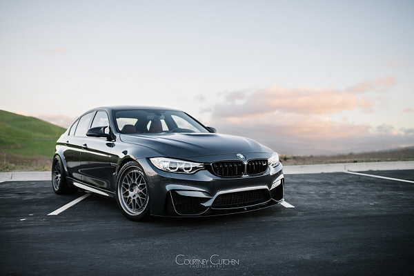 Фото дисков HRE 300 Сатиновый тонированный лак на BMW 3/M3 (F3x/F80)
