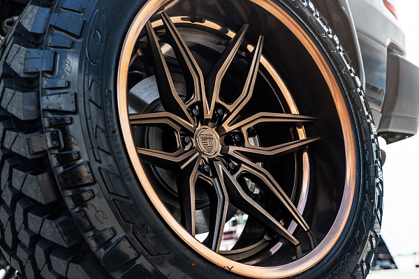 Фото дисков Anrky AN36 Сатиновая бронза на Ram 1500 V