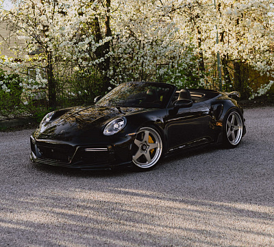 Фото дисков HRE 527 на Porsche 911 VIII