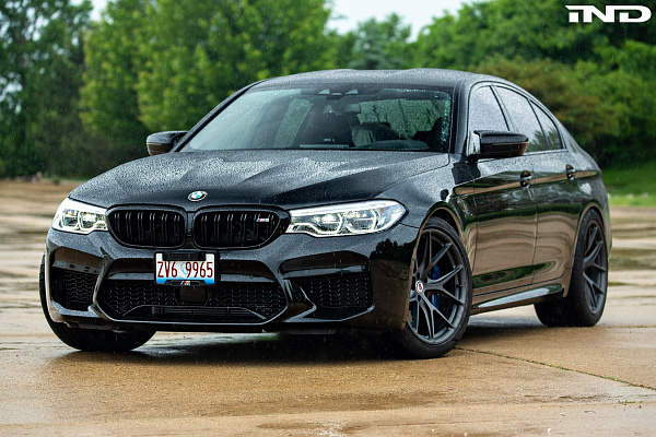 Фото дисков HRE P101 Сатиновый графит на BMW 5/M5 (G30/F90)