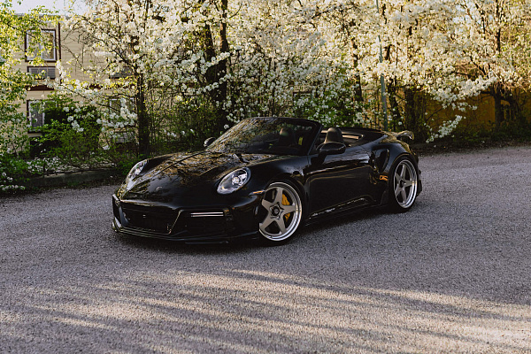 Фото дисков HRE 527 Сатиновая шампань на Porsche 911 VIII
