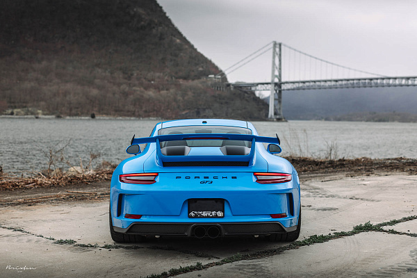 Фото дисков Brixton Forged PF7 Сатиновый темный лак на Porsche 911 VII