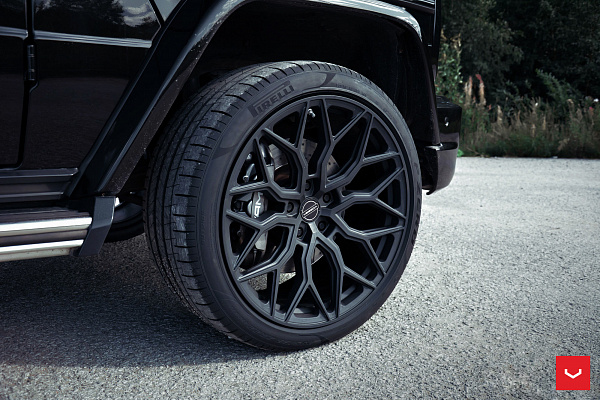 Фото дисков Vossen HF-2 Черный сатин на Mercedes-Benz G-Class II
