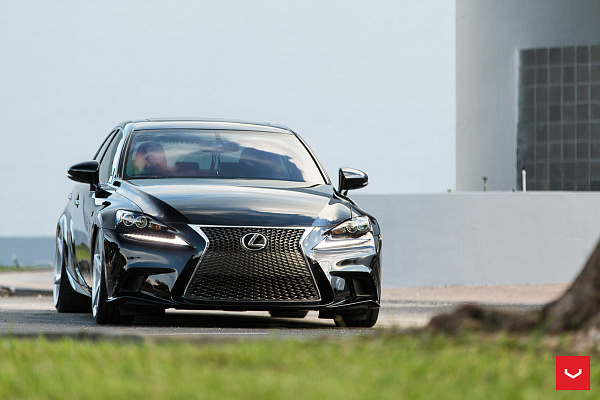 Фото дисков Vossen CV3 Серебро на Lexus IS II