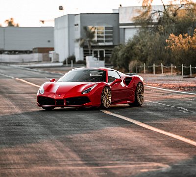 Фото дисков Brixton Forged CM6-R на Ferrari 488