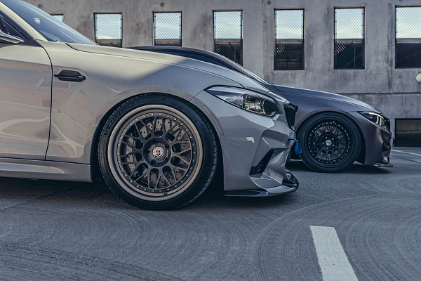 Фото дисков HRE 300 Глянцевый графит на BMW 2/M2 (F22/F87)