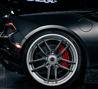 Фото дисков Brixton Forged VL1 на Lamborghini Huracan