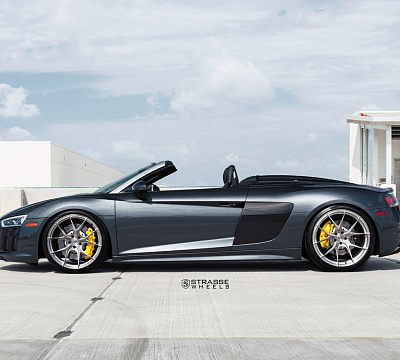Фото дисков Strasse Wheels SM5R Deep Concave Monoblock на Audi R8 (4S)