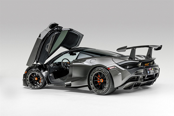 Фото дисков Brixton Forged R11-R Aerotech Черный сатин на McLaren 720S