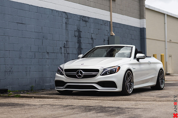 Фото дисков Anrky AN37 Сатиновый графит на Mercedes-Benz C-Class (W205)
