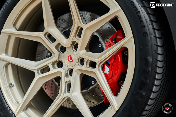 Фото дисков Vossen EVO-4 Сатиновая шампань на BMW X6/X6 M (G06/F96)
