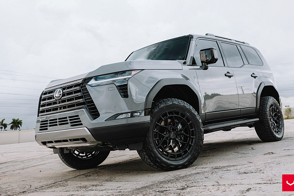 Фото дисков Vossen HFX-1 (6-Lug) Черный глянец на Lexus GX III