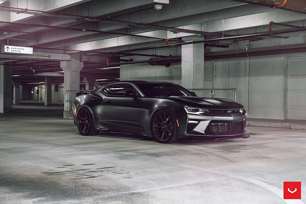 Фото дисков Vossen HF-3 Сатиновая бронза на Chevrolet Camaro VI