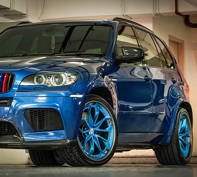 Фото дисков HRE S201 на BMW X5/X5 M (E70)