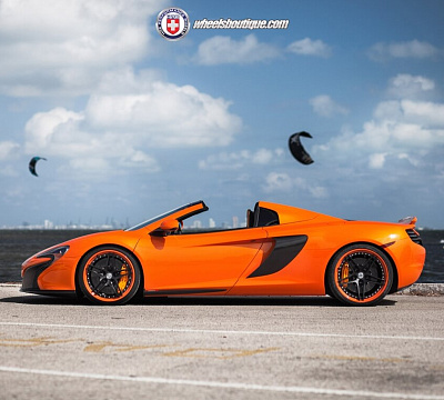 Фото дисков HRE S107 на McLaren 650S