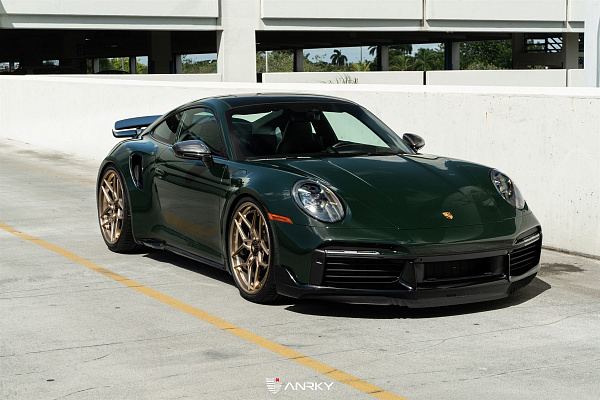 Фото дисков Anrky S3-X4 Глянцевое темное золото на Porsche 911 VIII